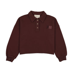 Farren And Me Washed Burgundy Swing Polo (Faw25-07)