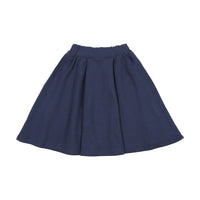 Farren And Me Washed Blue Gathered Skirt (Faw25-08)