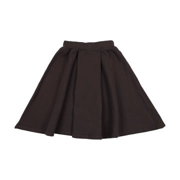 Farren And Me Washed Black Gathered Skirt (Faw25-08)