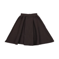 Farren And Me Washed Black Gathered Skirt (Faw25-08)