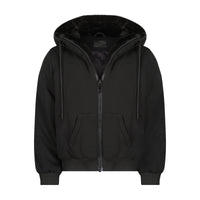 Scotch Bonnet Black Sweatshirt With Black Fleece