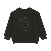 Bonjoy Black Green Emblem Sweatshirt