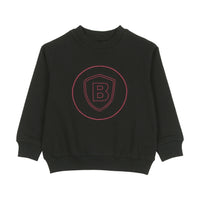 Bonjoy Black Burgundy Emblem Sweatshirt