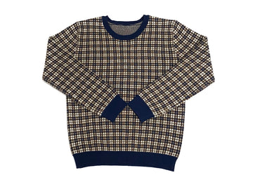 Klai Blue Plaid Sweater