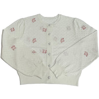 Kipp White Loretta Cardigan