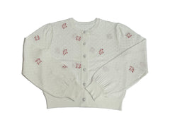 Kipp White Loretta Cardigan