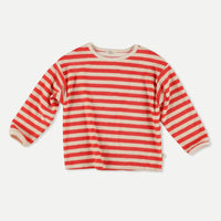 My Little Cozmo Pink Ruby Organic Toweling Stripes Sweatshirt