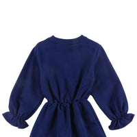 Loud Apparel Navy Waisted Welcome Dress (GD01)