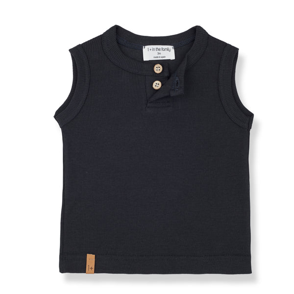 1+ In The Family Anthracite Giovani Tank Top