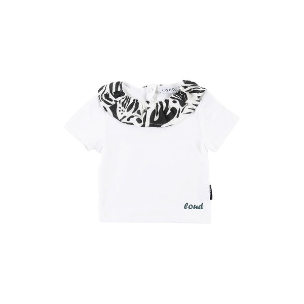 Loud Apparel White Baby T-Shirt Regular Fit
