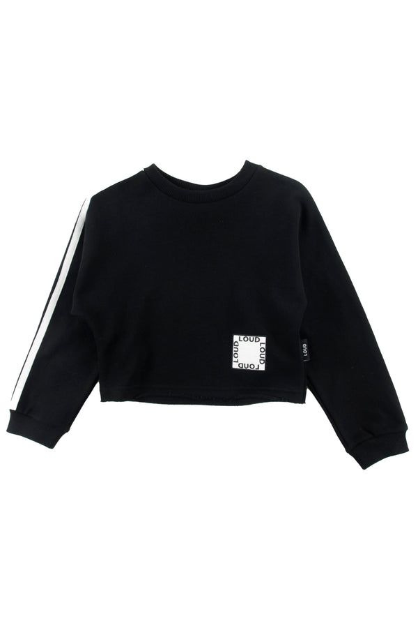 Loud Apparel Black Sweater Bat Wings