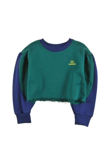 Loud Apparel Spa Sweater - Green Navy (GJ03)