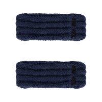 Tis Me Navy Ribbed Snap Clip Set Of 2 (FINAL SALE)