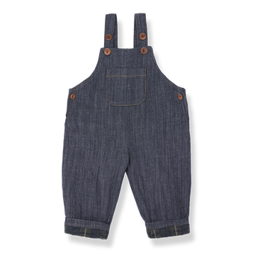 1+ In The Family Granville Lined Overall - Denim