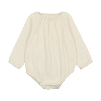Analogie By Lil Legs Gauze Romper Taupe Dot