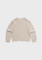 Louisiella Lavera Knit Cardigan Pale Beige