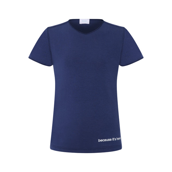 Heven Child Royal Blue Short Sleeve V-Neck Tee