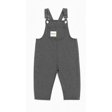 Heven Child Denim Overalls Grey Denim (H87)