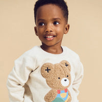 Huxbaby Oat Marle Vintage Hux Sweatshirt