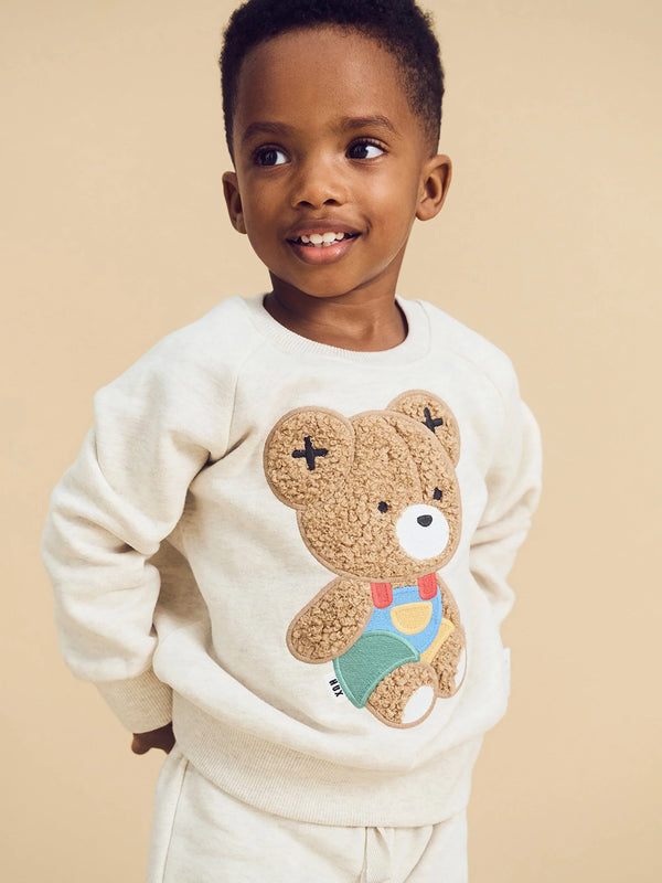 Huxbaby Oat Marle Vintage Hux Sweatshirt