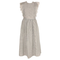 HEV Navy Scallop Squiggly Dress (HDR705)