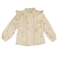 HEV Lemon Floral Embroidery Shirt HSH767