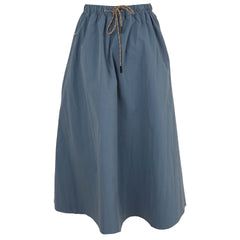 HEV Dark Blue Cord Tie Skirt HSK799
