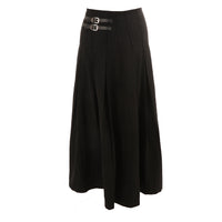 HEV Black Skirt With Buckles (HSK879)