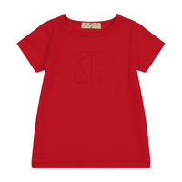 Retro Kids Crimson Harper Pique Short Sleeve Tee