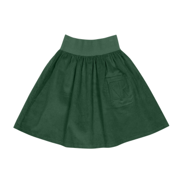 Retrokid Green Hazel Cords Girls Pocket Skirt