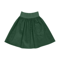 Retrokid Green Hazel Cords Girls Pocket Skirt