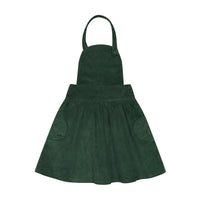 Retrokid Green Hazel Cords Halter Dress