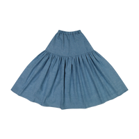 RetroKid Denim Hollis Denim Full Skirt - Maxi Length