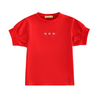 RetroKid Red Hollis Rk Logo Short Sleeve Tee