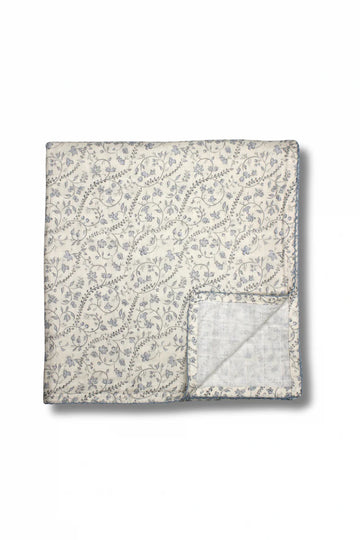 Little Threads The Label Bluebell Heirloom Vine Muslin Blanket