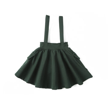 Anecdote Green Pocket Suspender Skirt