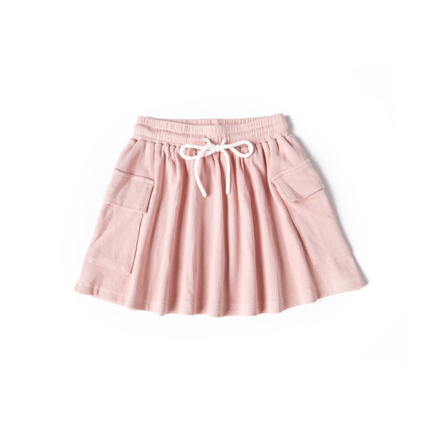Anecdote Pink Ribbed Pocket Skirt (RR2451)