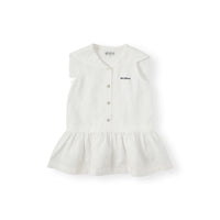 Bene Bene Ivory Marine Linen Dress