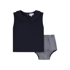 Bopop Pinstripe - Toddler Girls Set (pinstripe)