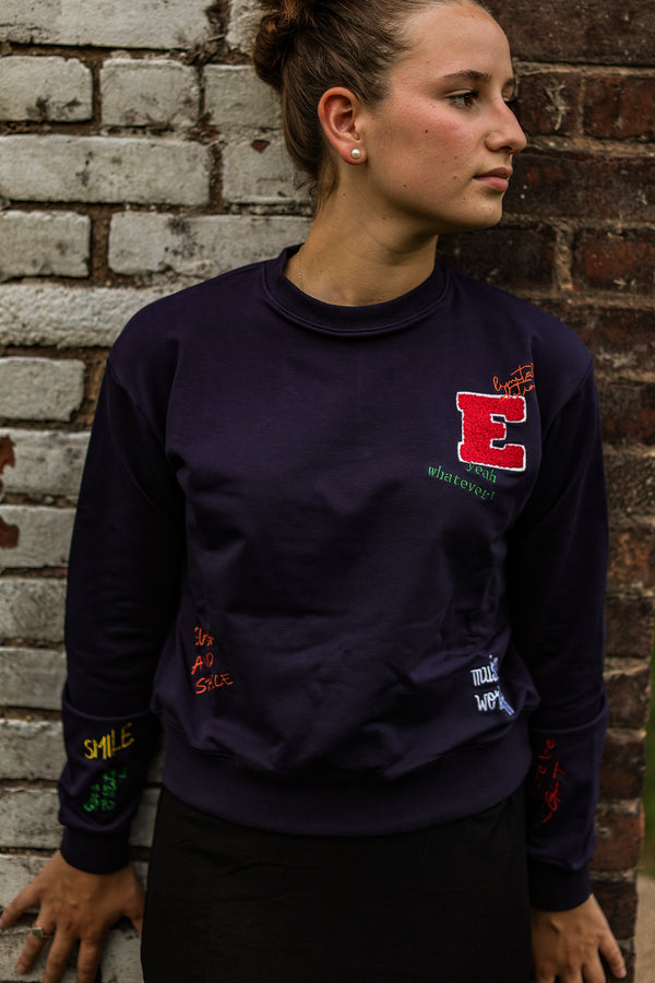 Urban Edge Navy Worded Sweatshirt