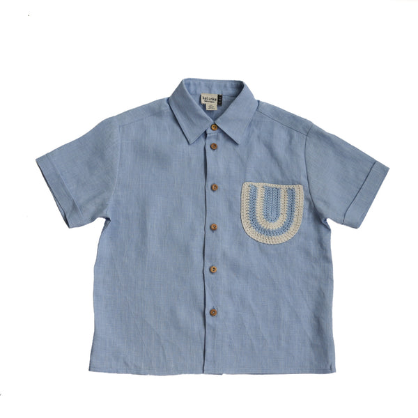 Kalinka Powder Blue Henna Shirt