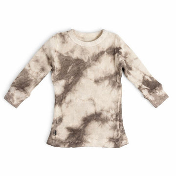 PLAY TIE DYE THERMAL TEE ARMY