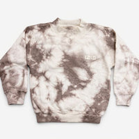 PLAY TERRIBLE TWOS TIE DYE SWEATER ARMY