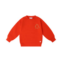 Bopop Orange  Extra Thin Sweater (Camp Basic)