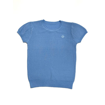 Cottier Blue Jean Knit Sweater