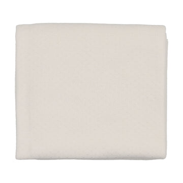Mema Knits Knit Bris Set Blanket - Winter White