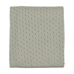 Mema Knits Pointelle Knit Blanket - Mint