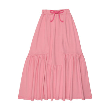 Kin + Kin Hot pink stripes Striped midi skirt (K224)