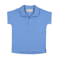 Farren + Me Periwinkle Jersey Collared Polo