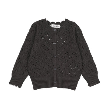 Kin And Kin Grey Knit Cardigan (K313)